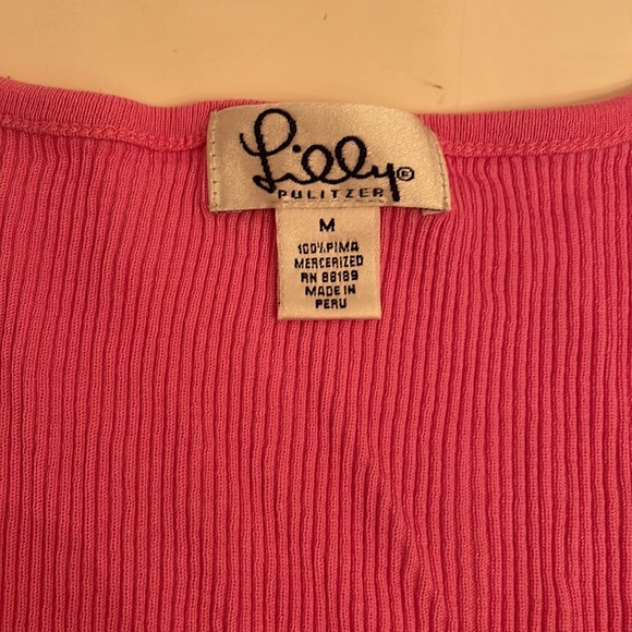 Lilly Pulitzer 3/4 sleeve shirt - Picture 2 of 5